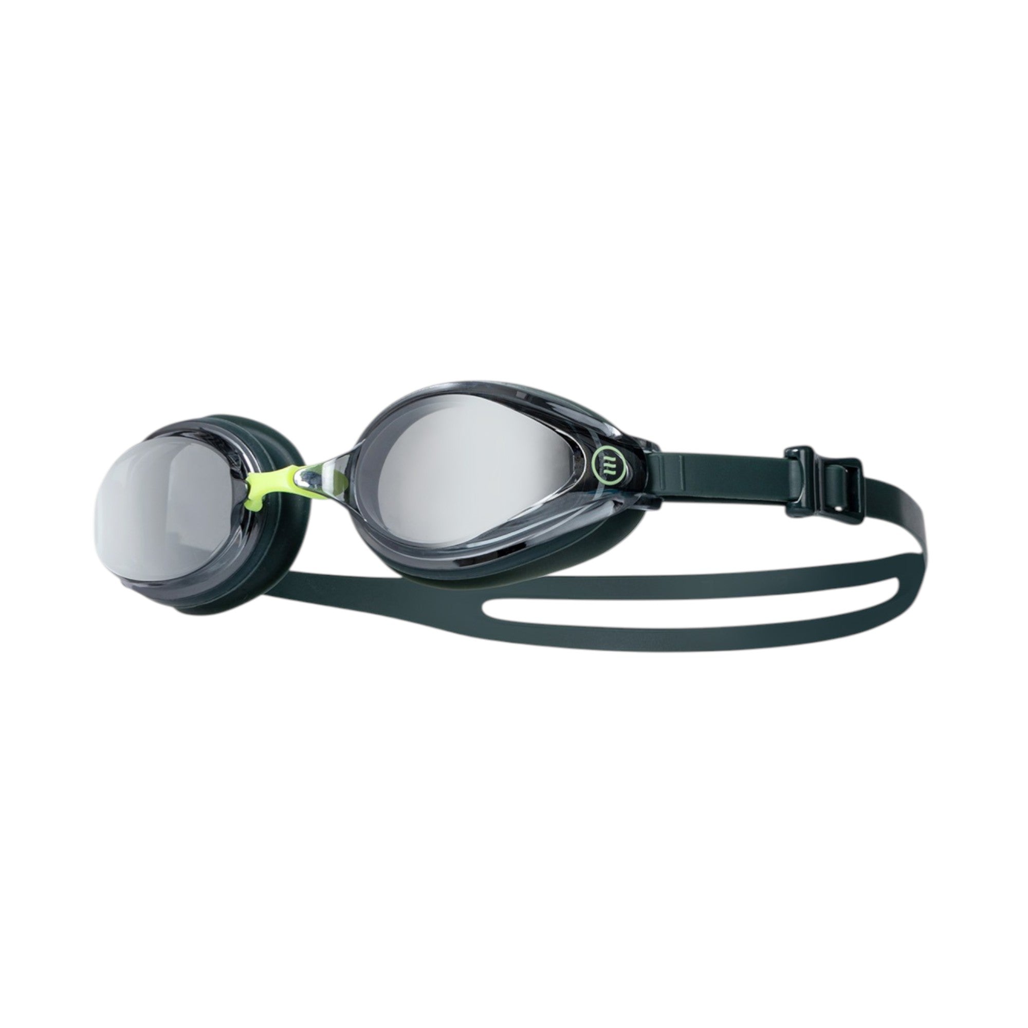Barrel Comfort Racer Mirror Swim Goggles-GREY
