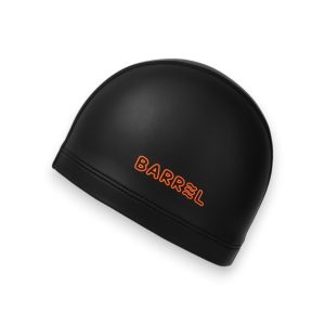 Barrel Kids Basic Silitex Swim Cap-BLACK
