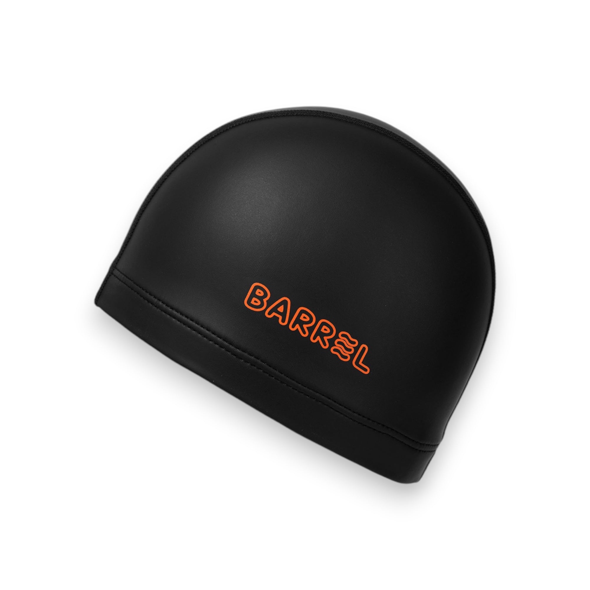 Barrel Kids Basic Silitex Swim Cap-BLACK
