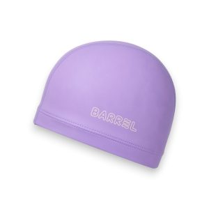 Barrel Kids Basic Silitex Swim Cap-LAVENDAR