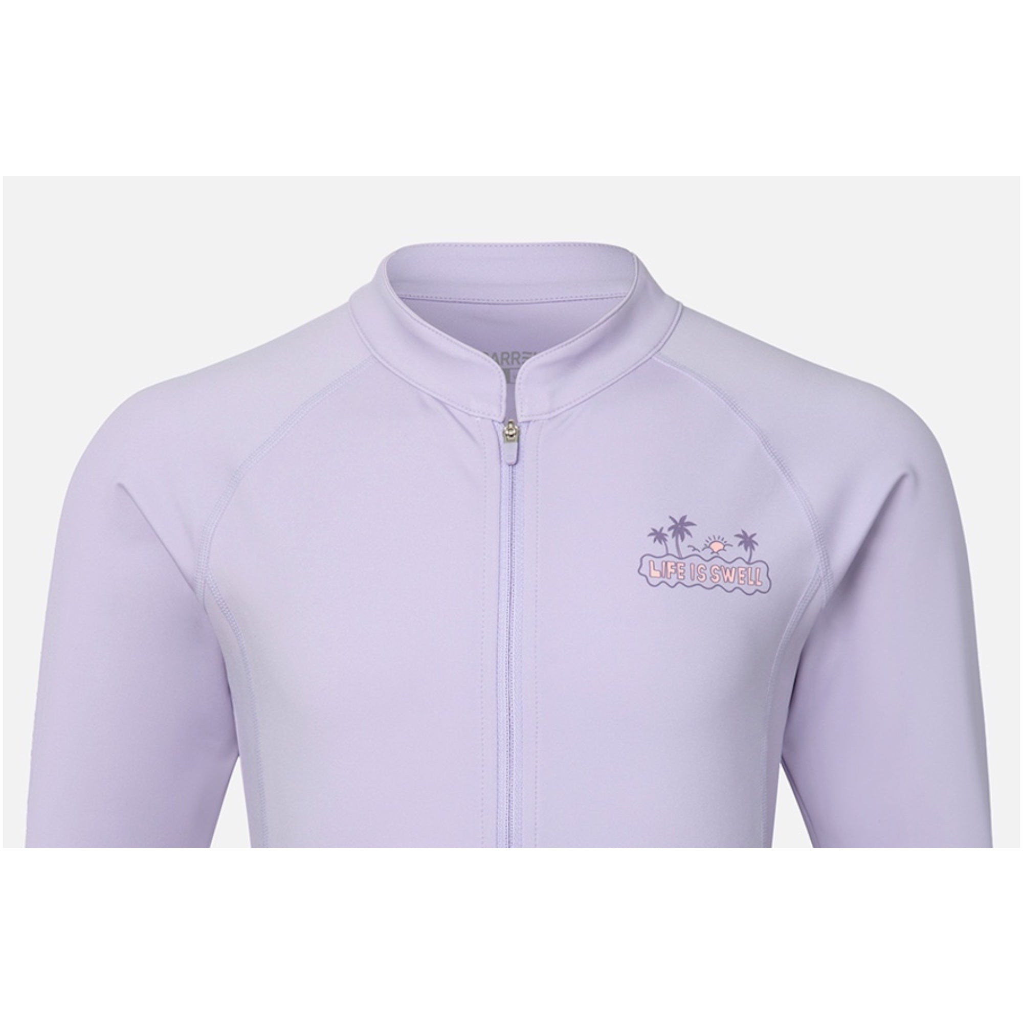 Barrel Kids Essential AW Zip-Up Rashguard-LAVENDAR - Image 7