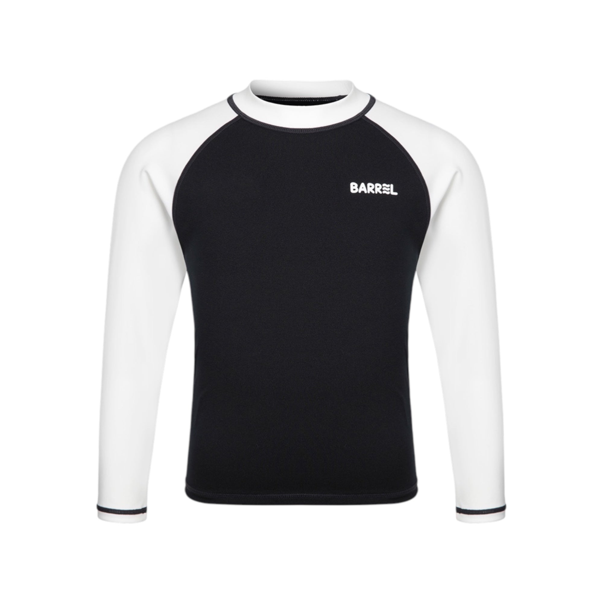 Barrel Kids Essential Colorblock Rashguard-BLACK - Image 3