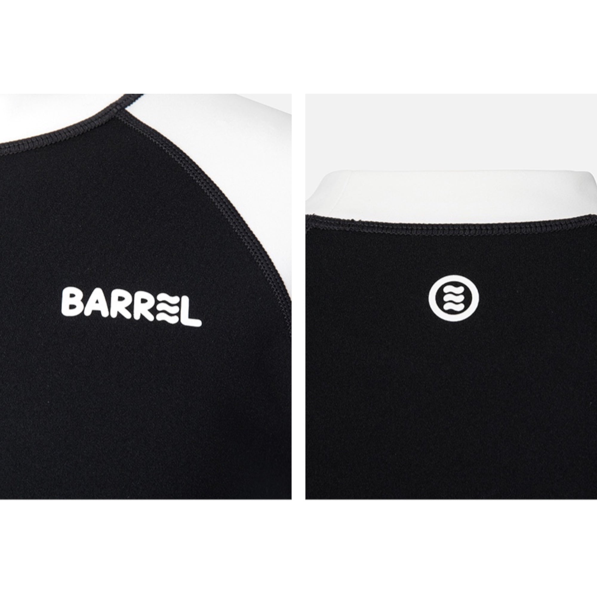 Barrel Kids Essential Colorblock Rashguard-BLACK - Image 5