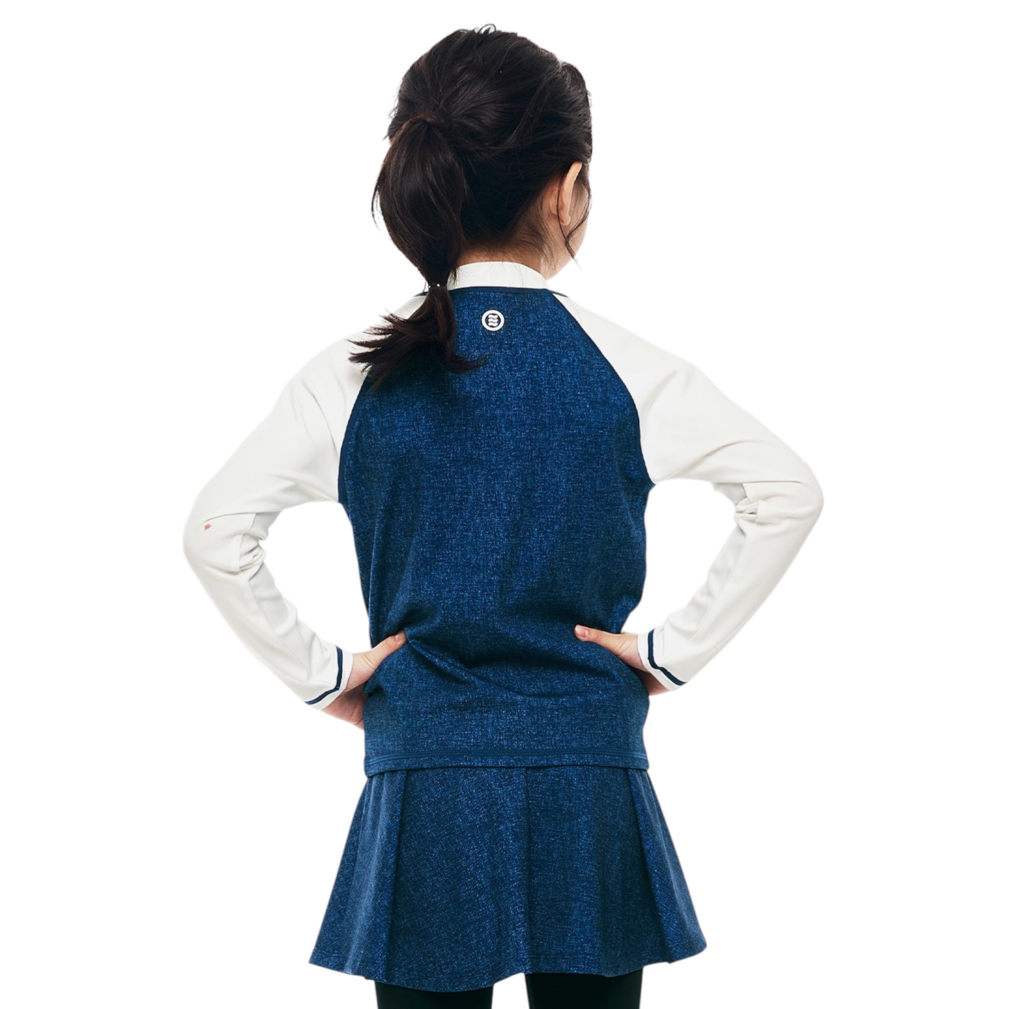 Barrel Kids Essential Colorblock Rashguard-INDIGO - Image 2
