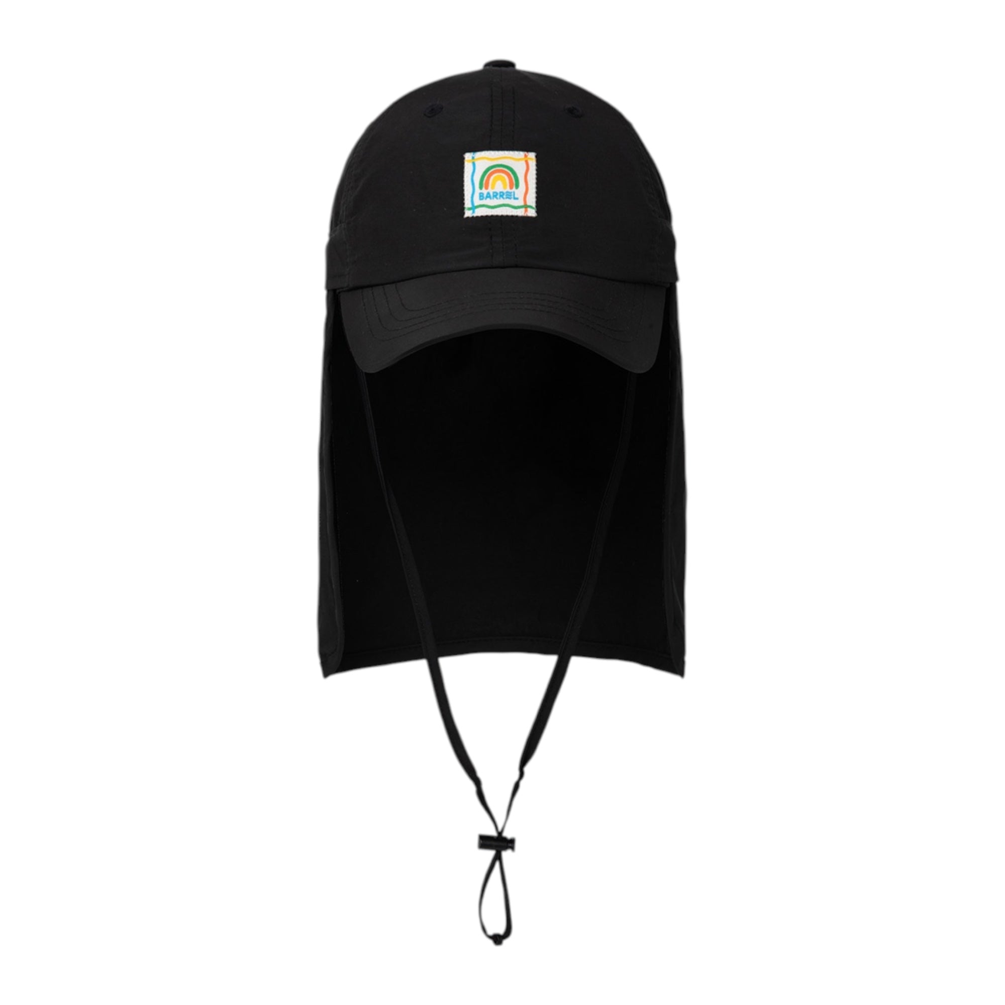 Barrel Kids Rainbow Aqua Cap-BLACK