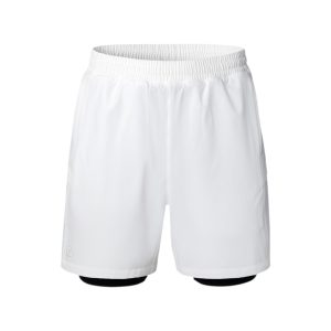 Barrel Men Essential Half Leggings Shorts-WHITE