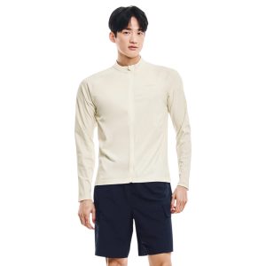 Barrel Men Essential Relax Zip Rashguard-IVORY