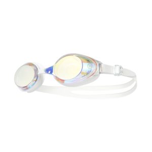 Barrel Training Mirror Swim Goggles-WHITE