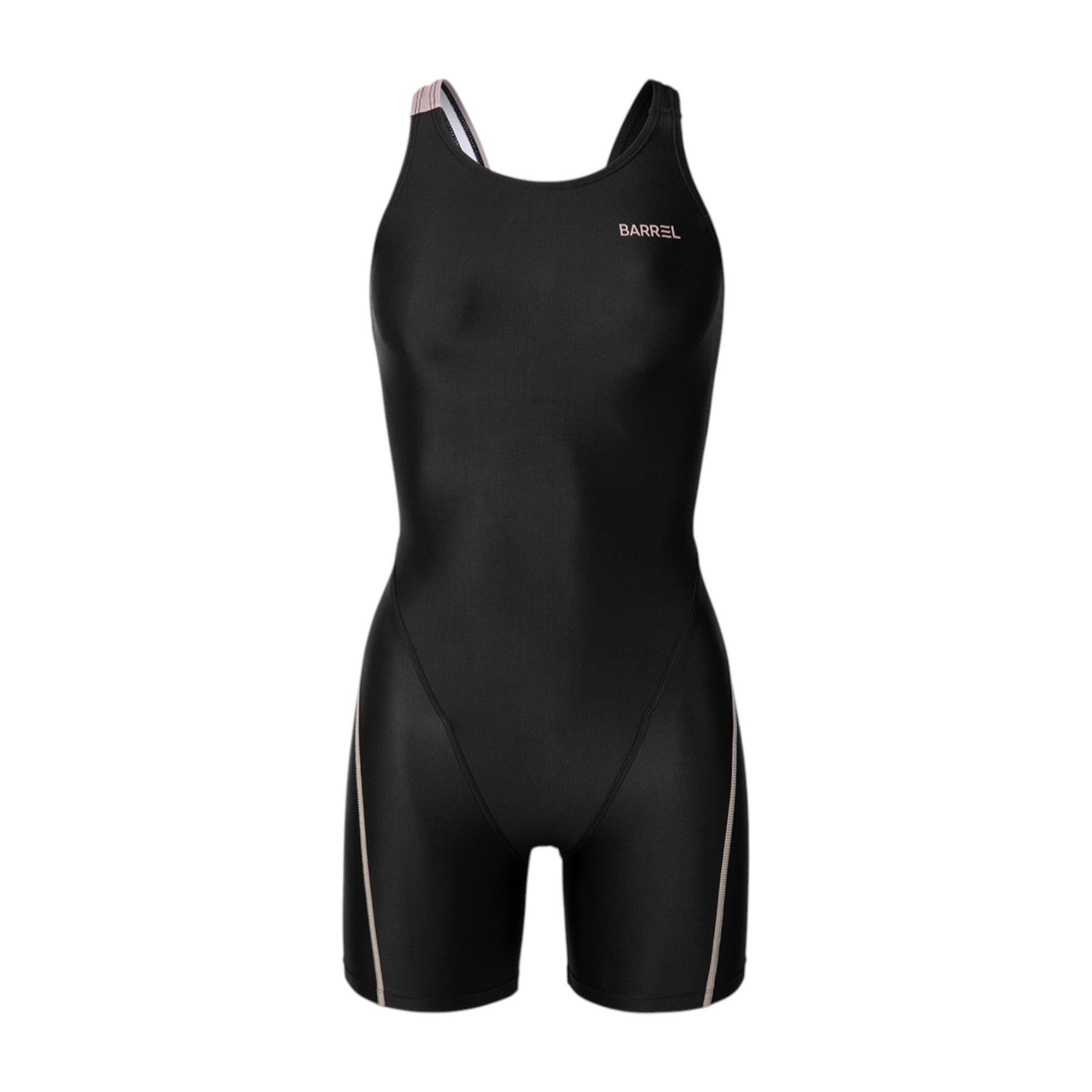 Barrel Women Basic Xback Quarter Length-BLACK - Image 3