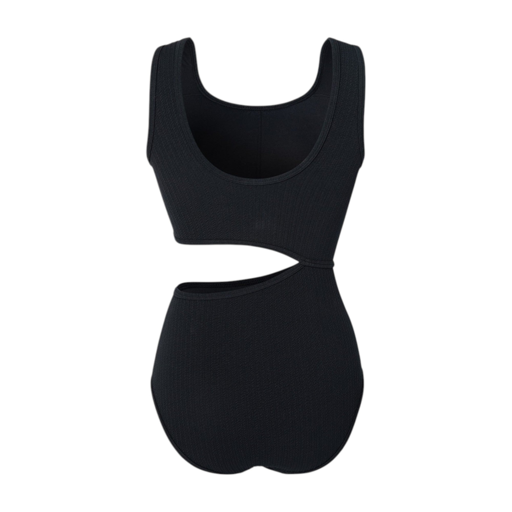 Barrel Women Cut-Out One Piece-BLACK - Image 4