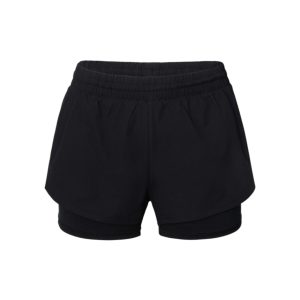 Barrel Women Essential Half Legging Shorts-BLACK