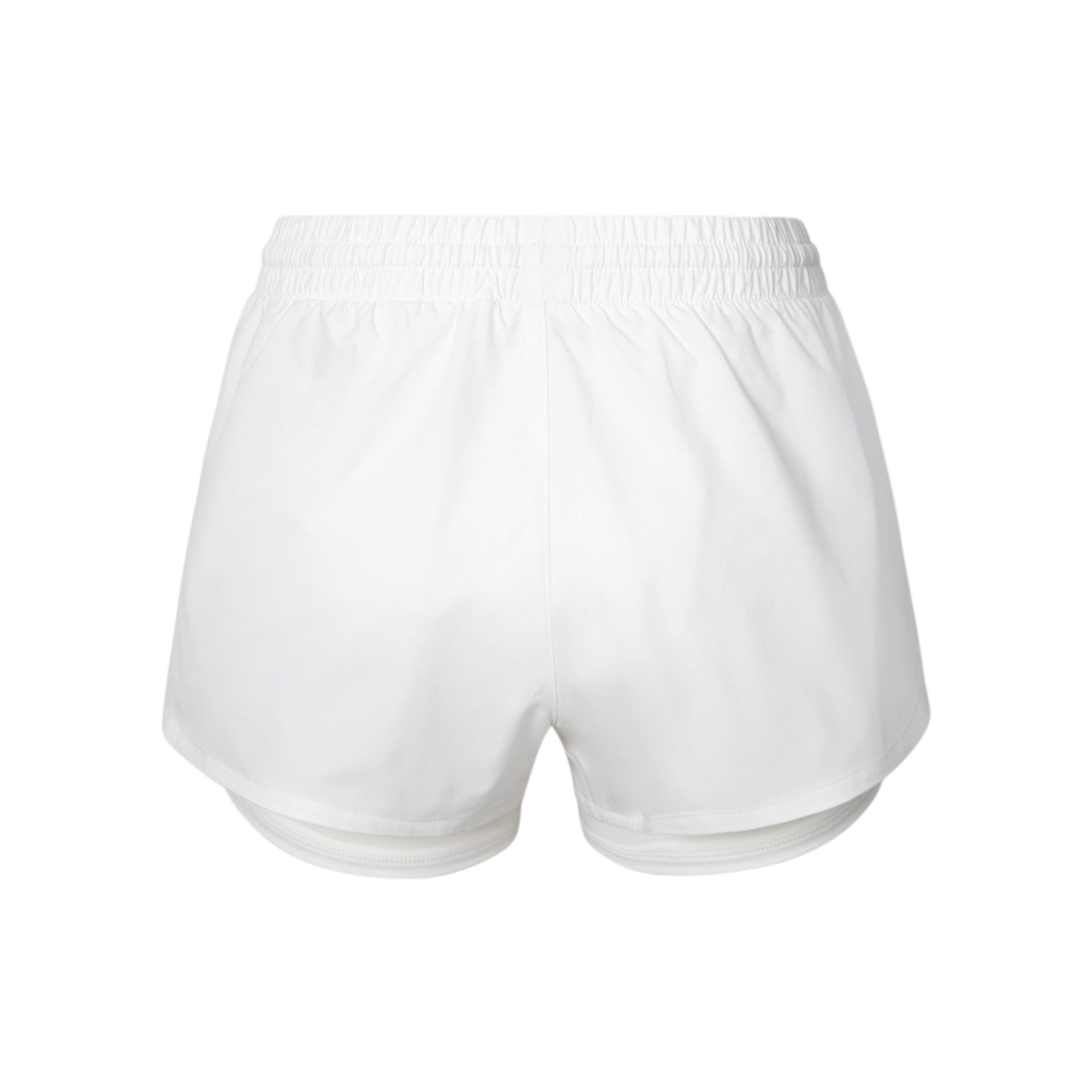 Barrel Women Essential Half Legging Shorts-WHITE - Image 2