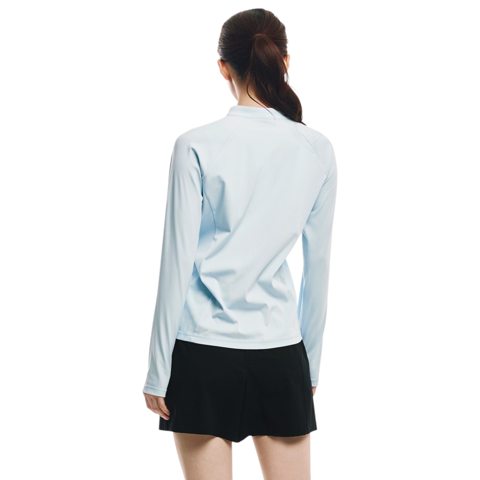 Barrel Women Essential Relax Zip Rashguard-BLUE - Image 2