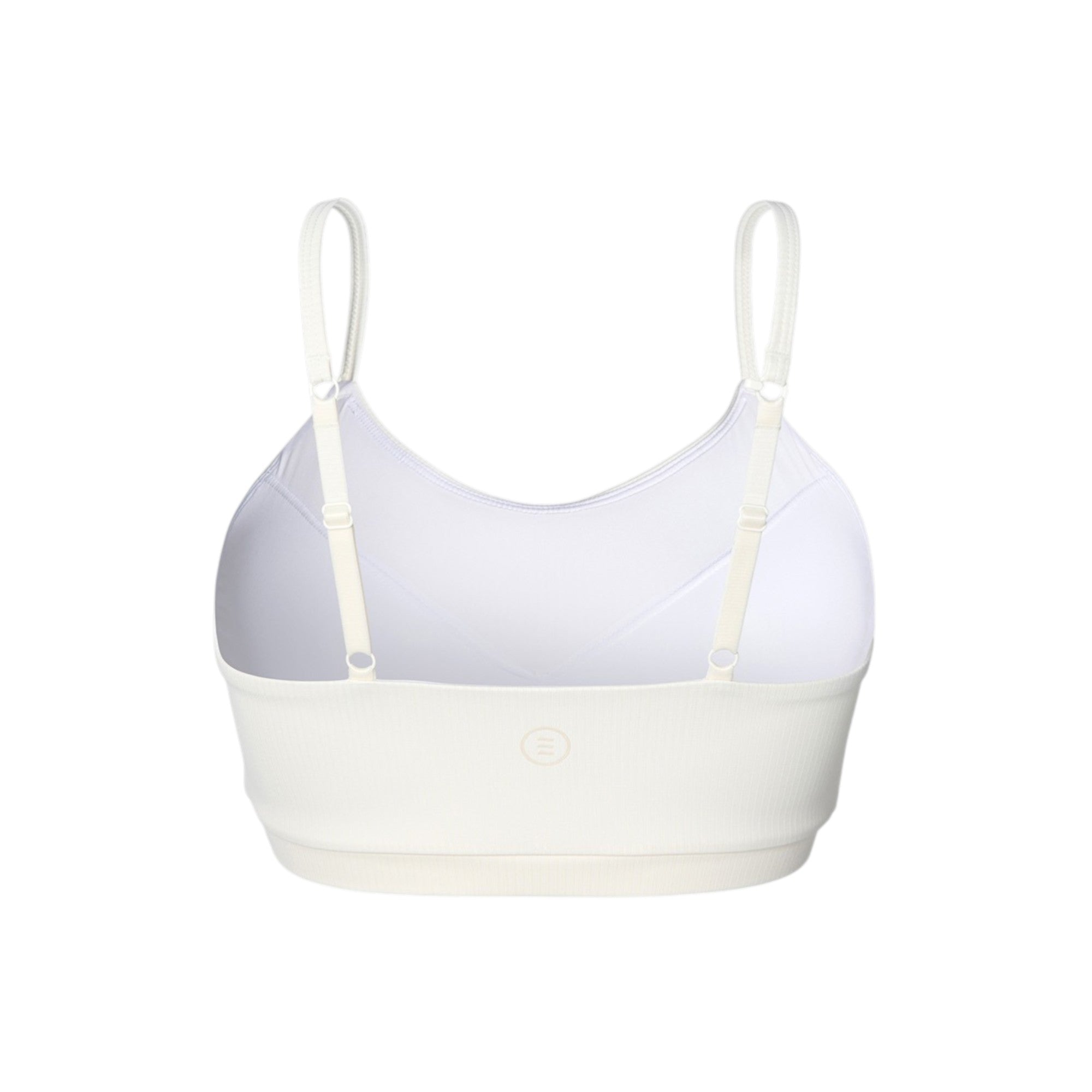 Barrel Women Essential Ribbed Bra Top-IVORY - Image 3