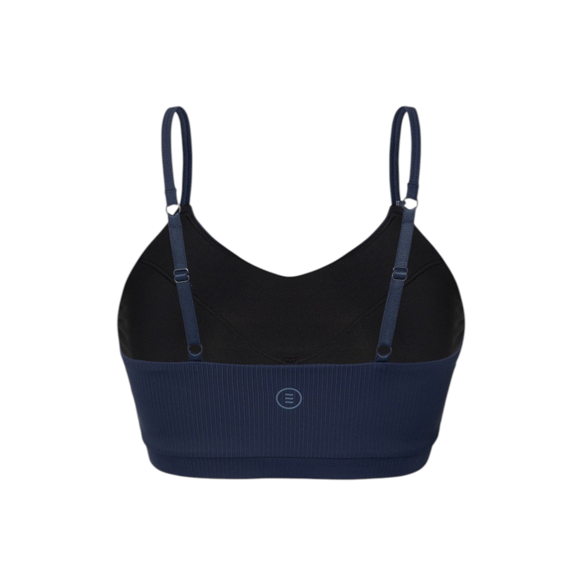 Barrel Women Essential Ribbed Bra Top-NAVY - Image 5