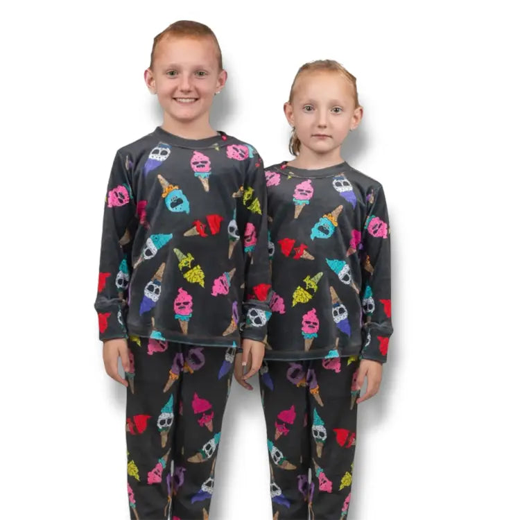 Airhole Kids Milk Fleece Thermal Set-CONE