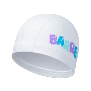 Barrel Ballon Silitex Swim Cap-white