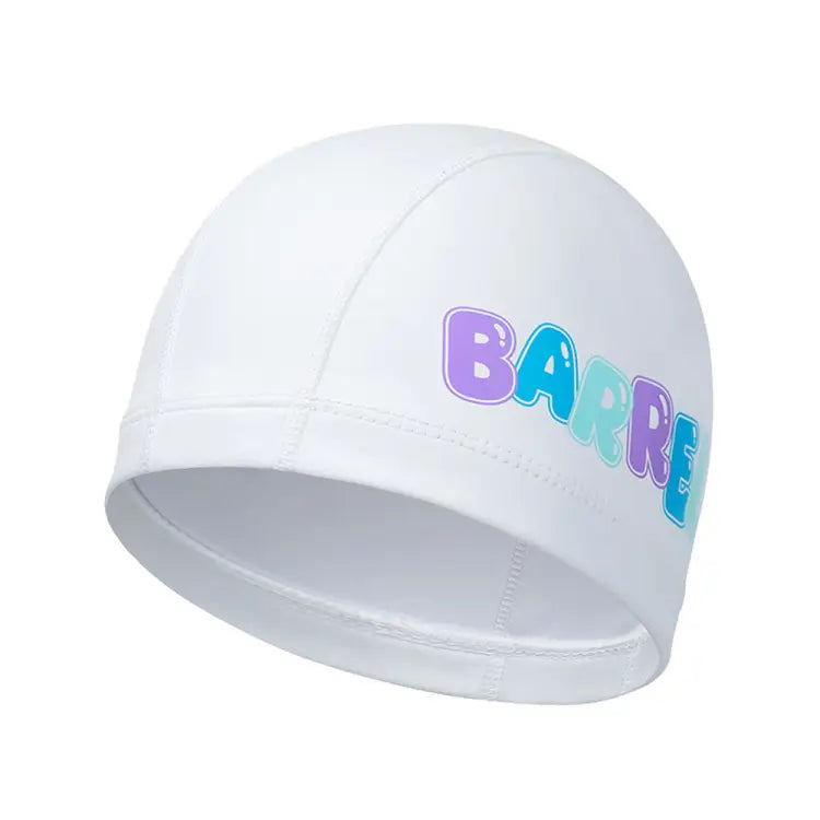 Barrel Ballon Silitex Swim Cap-white