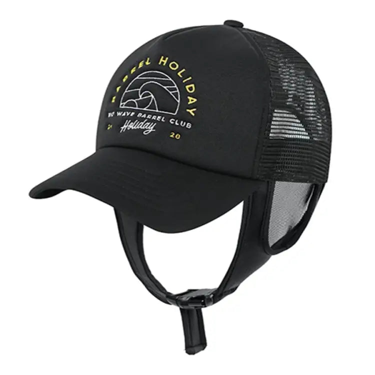 Barrel Big Wave Mesh Cap-black