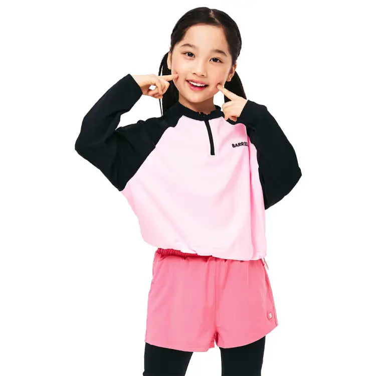 Barrel Girls Tropical Rashguard-pink