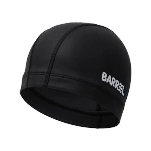 Barrel Kids Basic Silitex Swim Cap-black