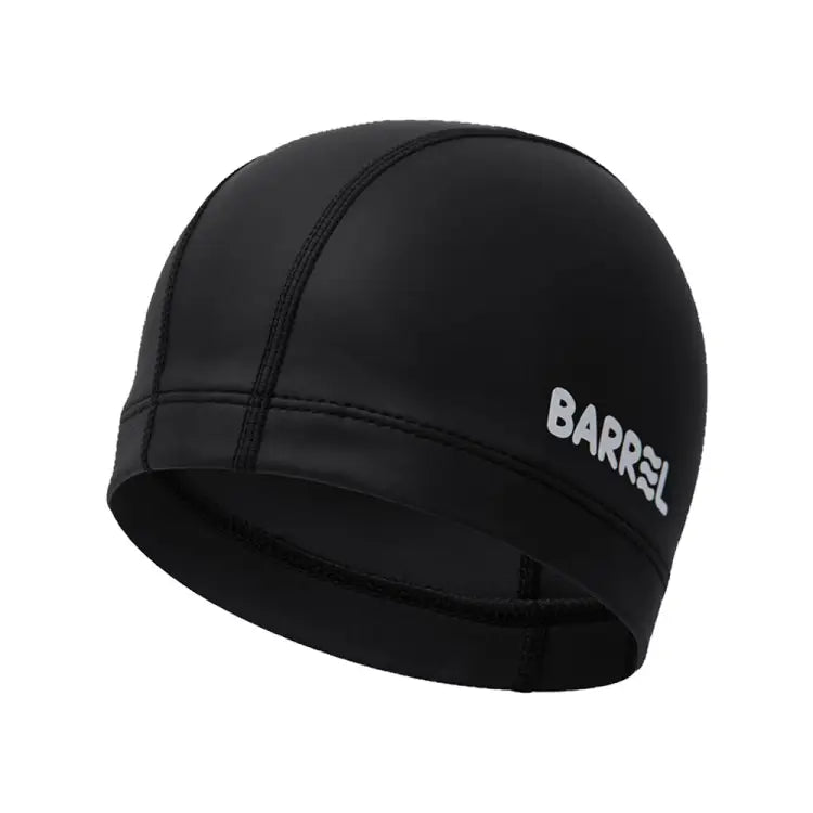 Barrel Kids Basic Silitex Swim Cap-black