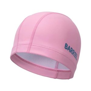 Barrel Kids Basic Silitex Swim Cap-pink