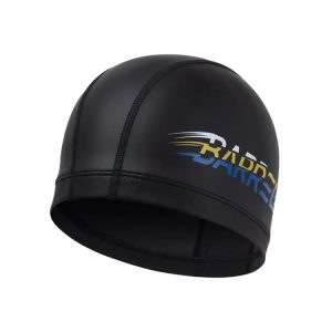 Barrel Kids Brush Silitex Swim Cap-black
