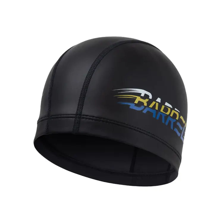 Barrel Kids Brush Silitex Swim Cap-black