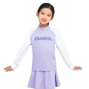 Barrel Kids Essential Rash Guard-lavender