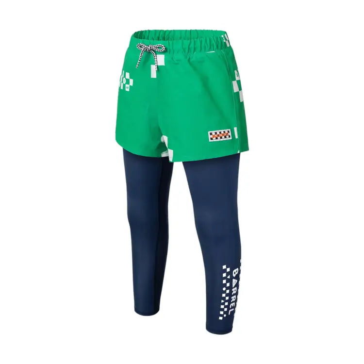 Barrel Kids Move Urban Water Leggings-GREEN - Image 2