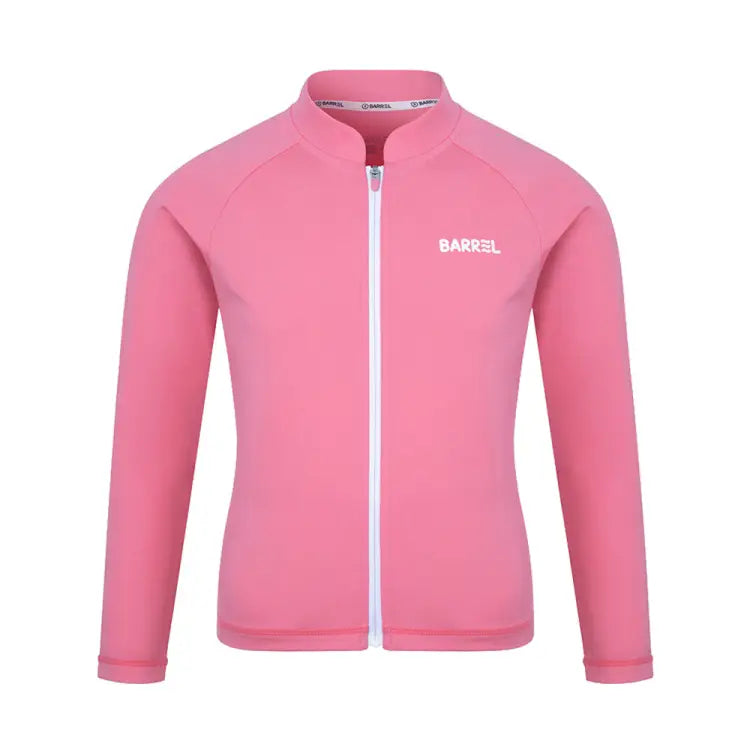 Barrel Kids Nautical Zipup Rashguard-rose - Image 2