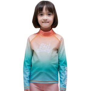 Barrel Kids Ocean Rashguard-orange