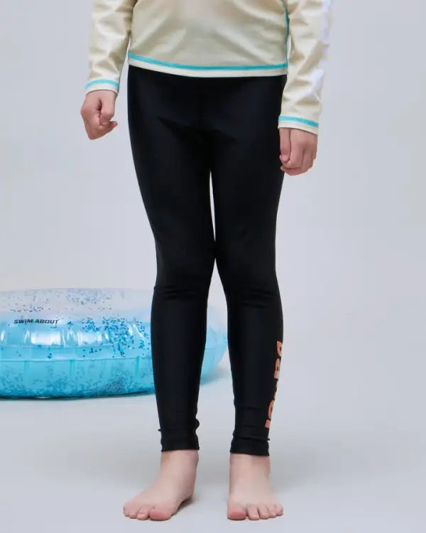 Barrel Kids Ocean Water Leggings-BLACK - Image 5