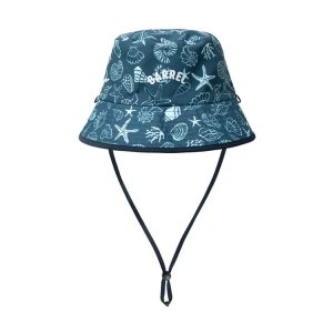 Barrel Kids Reversible Aqua Bucket Hat-navy