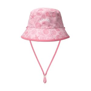 Barrel Kids Reversible Aqua Bucket Hat-pink