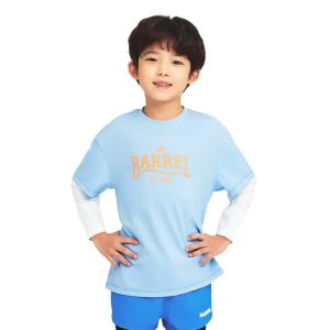 Barrel Kids Romantic Motion Layered Rashguard-aqua