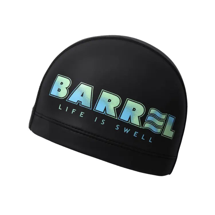 Barrel Kids Sherbet Silitex Swim Cap-black - Image 2