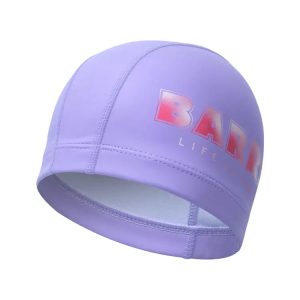 Barrel Kids Sherbet Silitex Swim Cap-lavender
