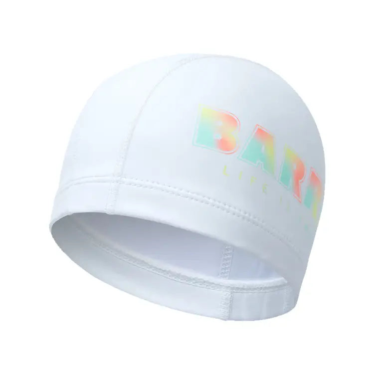 Barrel Kids Sherbet Silitex Swim Cap-white