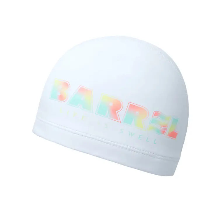 Barrel Kids Sherbet Silitex Swim Cap-white - Image 2