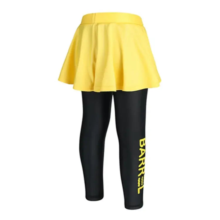 Barrel Kids Skirt Water Leggings-yellow - Image 4