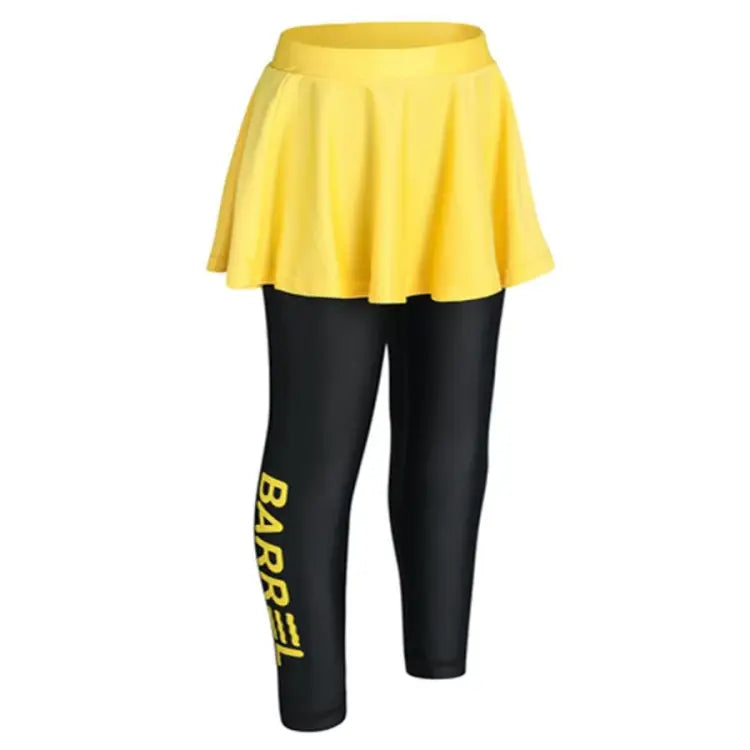 Barrel Kids Skirt Water Leggings-yellow - Image 3