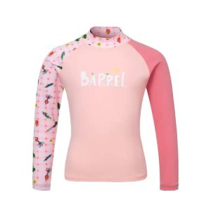 Barrel Kids Sunset Check Farm Odd Rashguard-pink