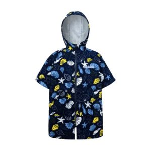 Barrel Kids Swell Zipup Poncho Towel-shell Friends