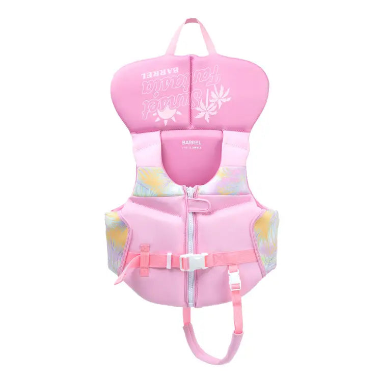 Barrel Kids Tropical Guard Vest-pink
