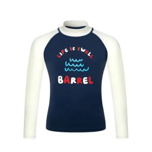 Barrel Kids Vibe Raglan Rashguard-midnight