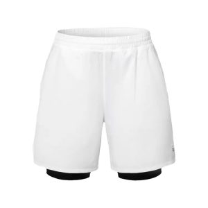 Barrel Men Essential Half Leggings Shorts-white