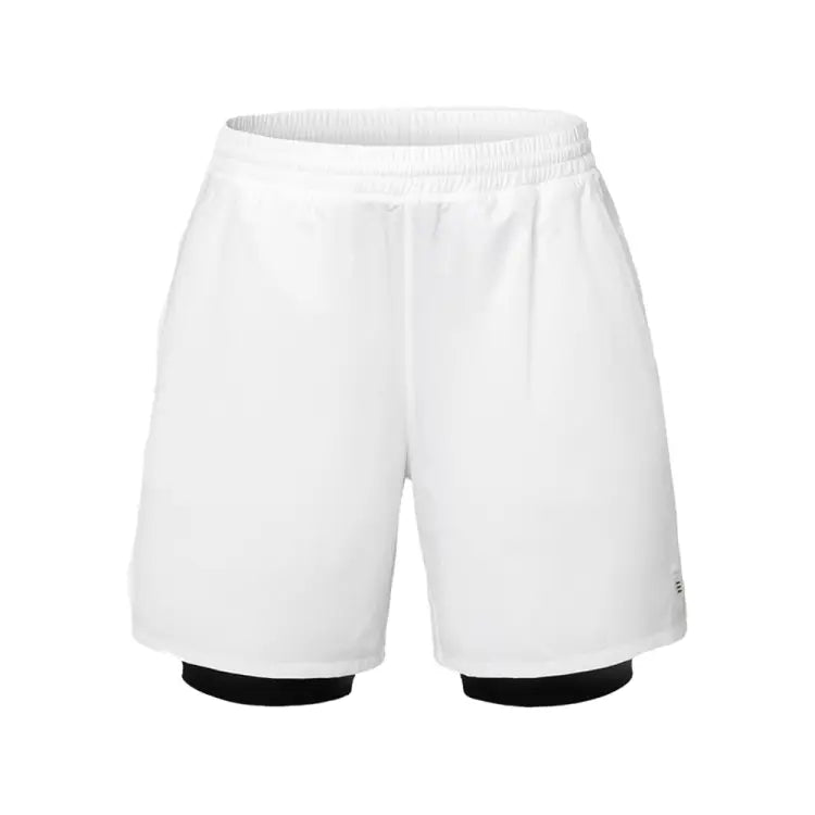 Barrel Men Essential Half Leggings Shorts-white