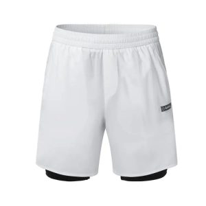 Barrel Men Essential Half Leggings Shorts-white